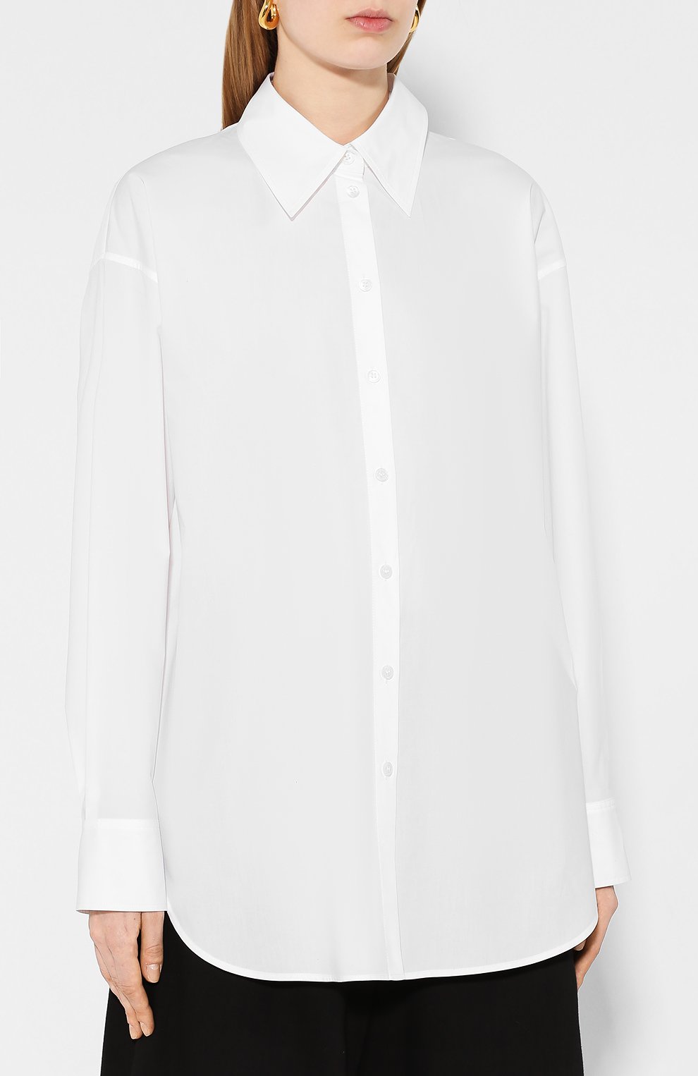 Хлопковая рубашка ACNE STUDIOS, арт. AC0219/W, фото 3