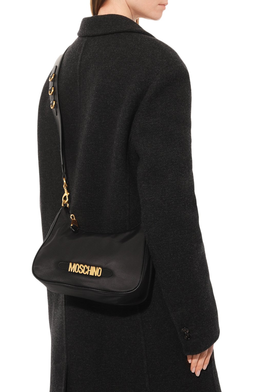 Сумка Moschino цвет черный купить в ЦУМ OUTLET, арт. B7409/8202