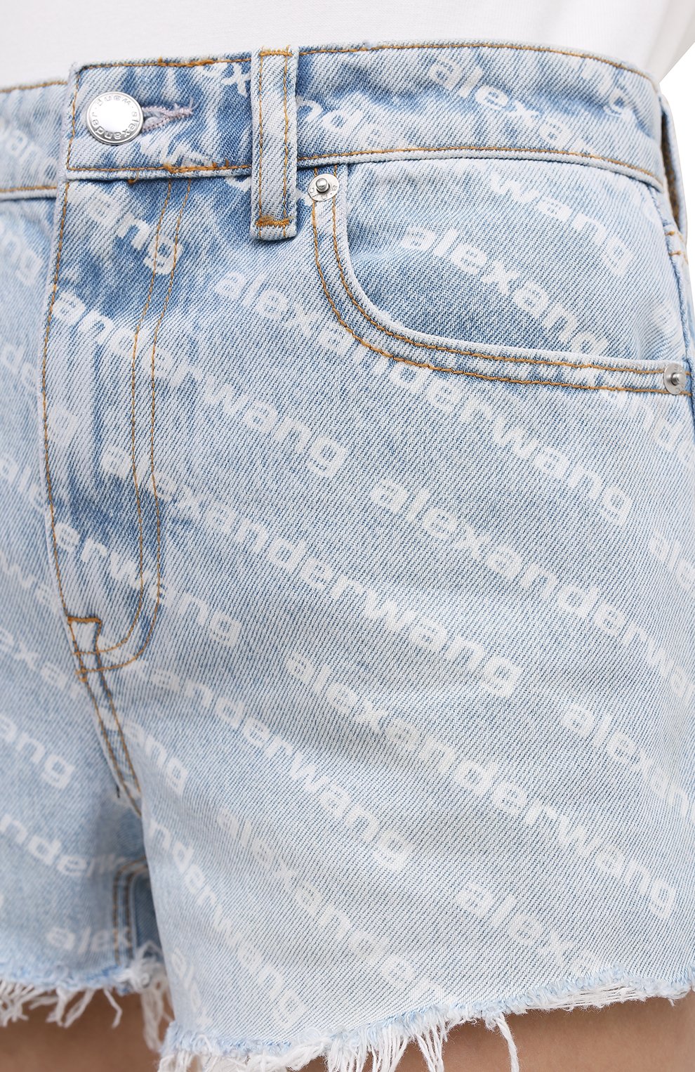 Джинсовые шорты ALEXANDER WANG, арт. 4DC2204781, фото 5