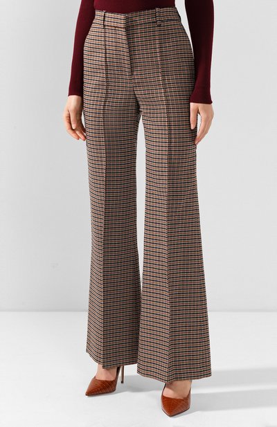 Шерстяные брюки VICTORIA BECKHAM, арт. TR WID 21102, фото 3