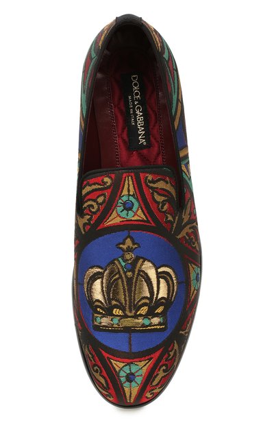 Текстильные лоферы milano DOLCE & GABBANA, арт. A50332/AJ617, фото 5