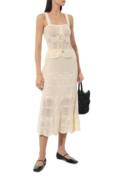 Хлопковый топ ZIMMERMANN, арт. 6796TSS231, фото 2