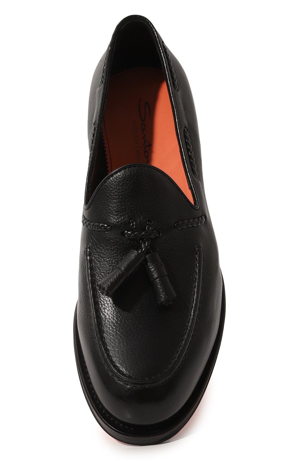 Кожаные лоферы SANTONI, арт. MCHG18101PD5SSDST50, фото 6