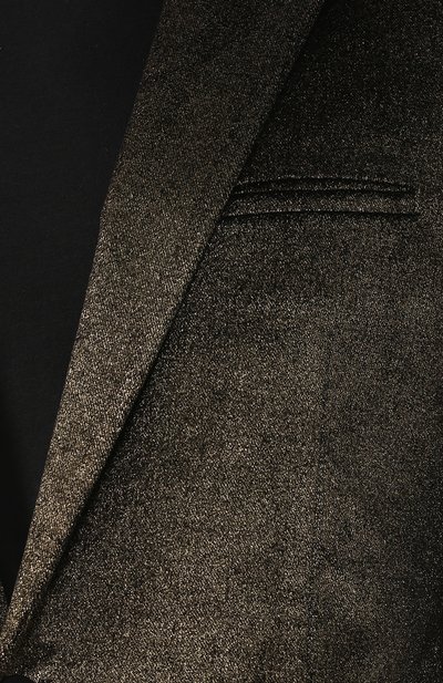 Однобортный пиджак из хлопка SAINT LAURENT, арт. 530751/Y104T, фото 5