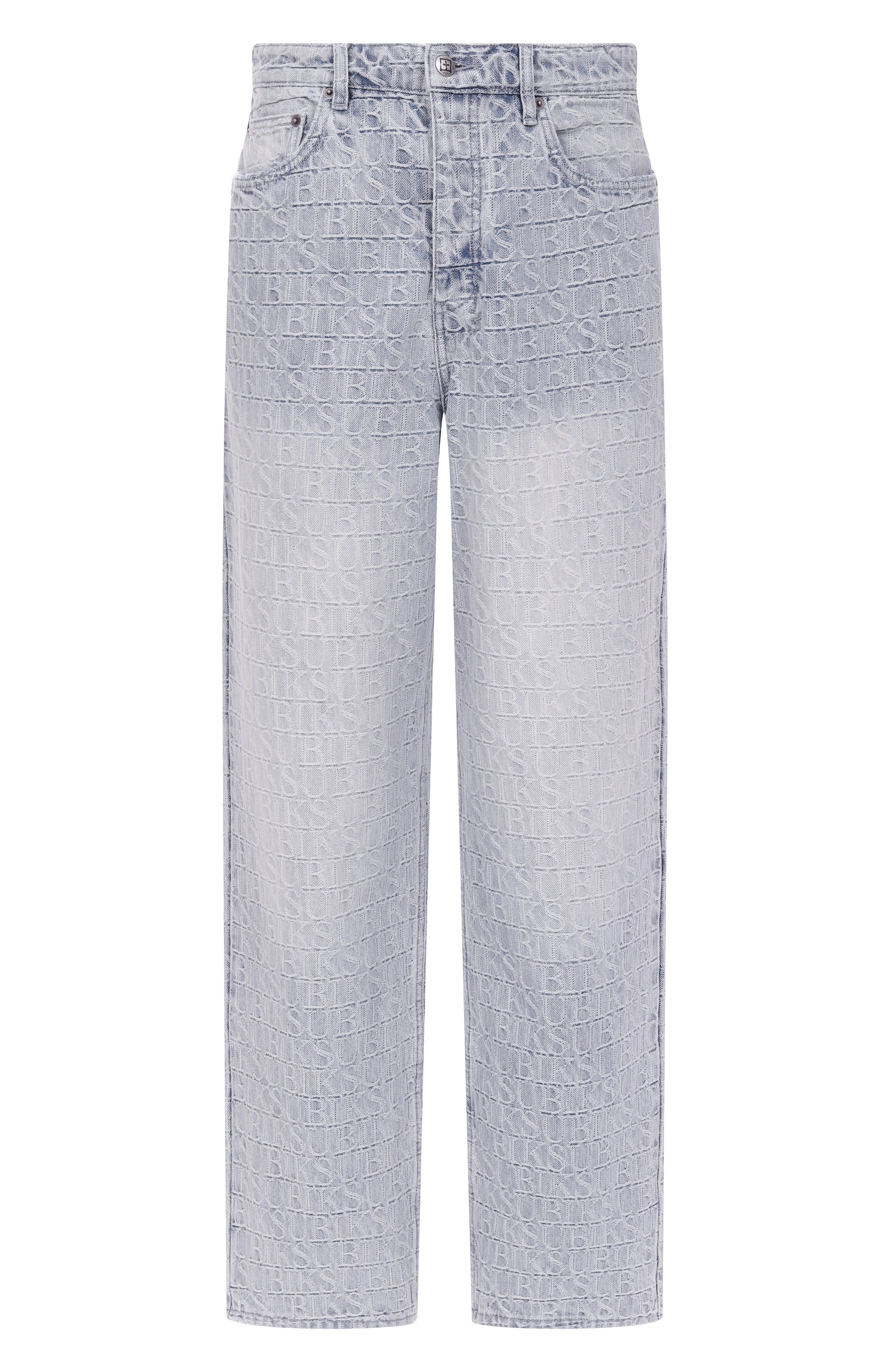 Джинсы KSUBI голубого цвета по цене 41750 руб., арт. MPF25DJ021, фото 1 Джинсы KSUBI, арт. MPF25DJ021, фото 1