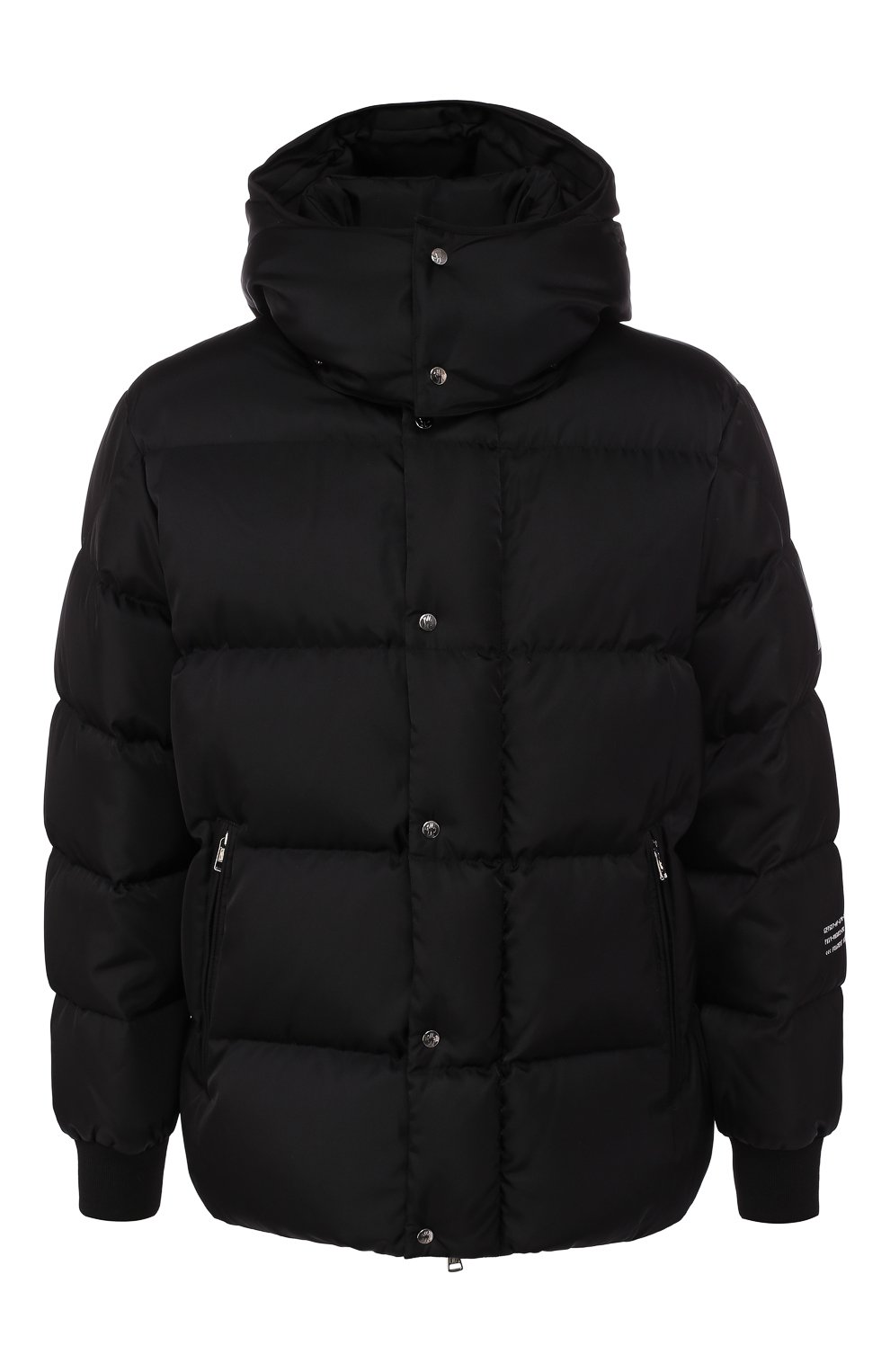 Пуховик 7 moncler fragment hiroshi fujiwara MONCLER GENIUS черного цвета по цене 108500 руб., арт. E2-09U-40301-50-C0339, фото 1 Пуховик 7 moncler fragment hiroshi fujiwara MONCLER GENIUS, арт. E2-09U-40301-50-C0339, фото 1