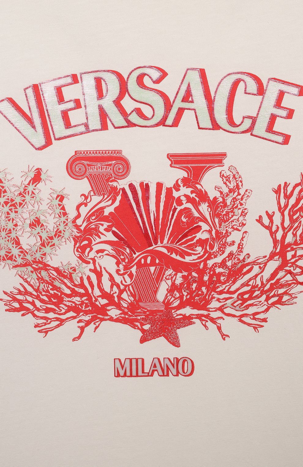 Хлопковая футболка VERSACE, арт. 1000239/1A11428/8-14, фото 3