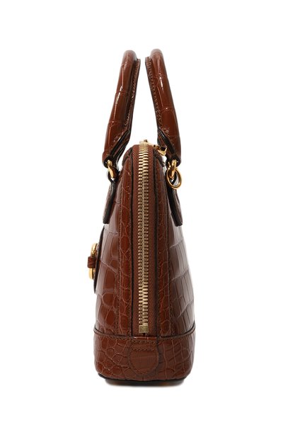 Сумка gucci horsebit 1955 mini из кожи аллигатора GUCCI, арт. 640716 EV40G, фото 4