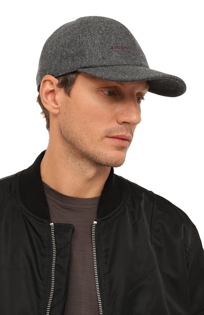 Шерстяная бейсболка BRUNELLO CUCINELLI, арт. M038P9992, фото 2