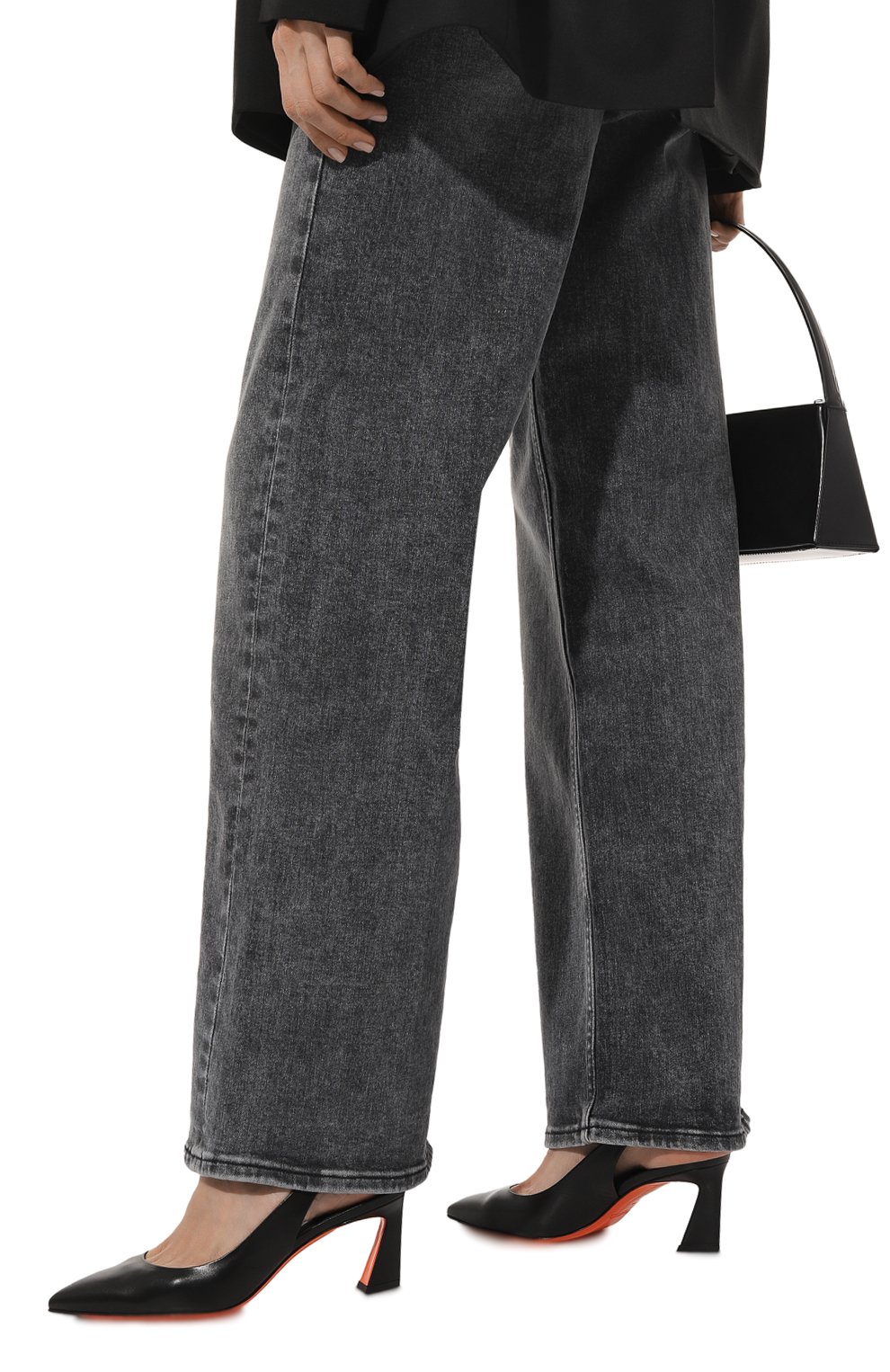 Кожаные туфли SANTONI черного цвета по цене 68600 руб., арт. WDFQ70943HI2TSW0N01, фото 3 Кожаные туфли SANTONI, арт. WDFQ70943HI2TSW0N01, фото 3