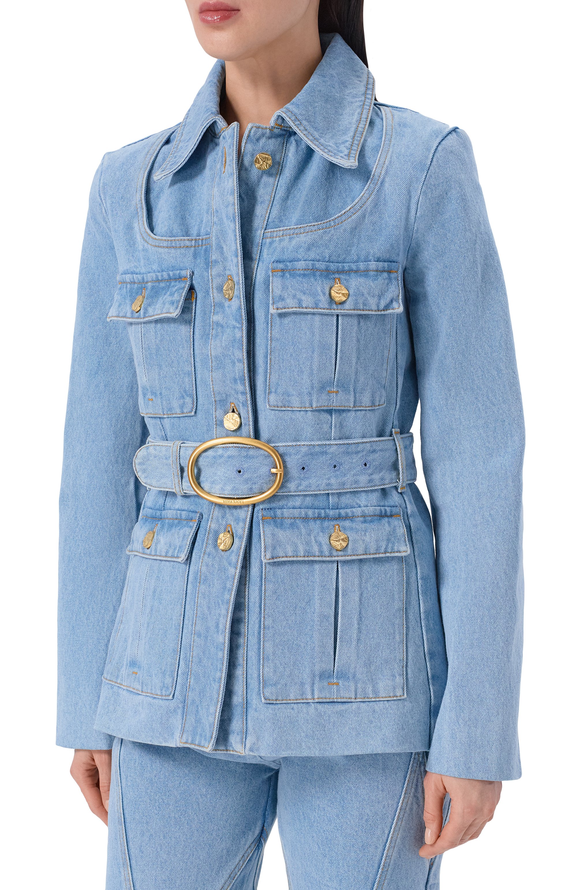 Джинсовая куртка NINA RICCI, арт. 26PDVE014/C01119, фото 3