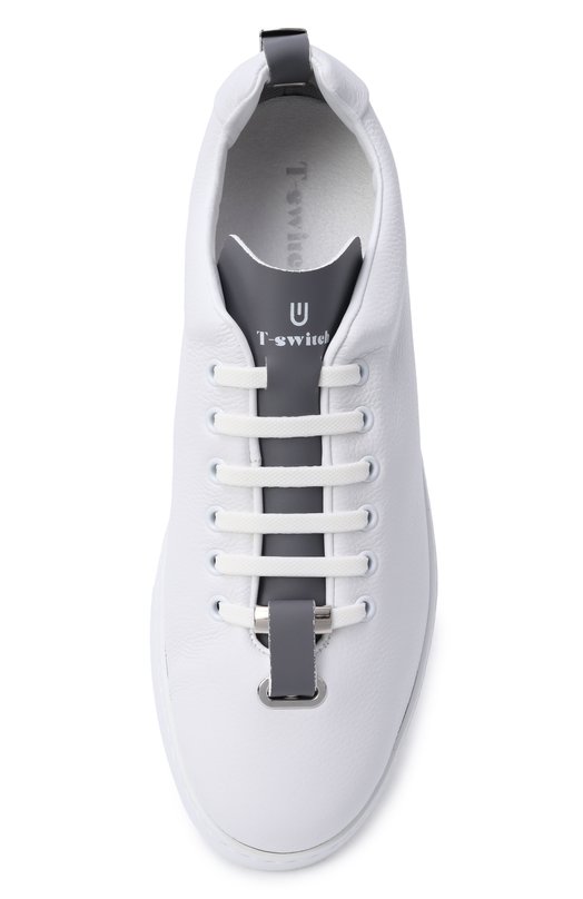 Кожаные кеды T-Switch Franceschetti BREE001/MEM0RY Белый  BREE001/MEM0RY Фото 6