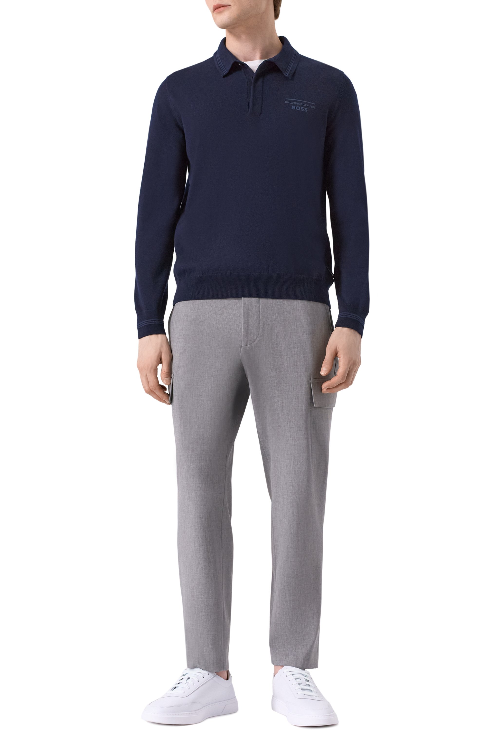 Шерстяное поло boss x porsche BOSS, арт. 50531172, фото 2