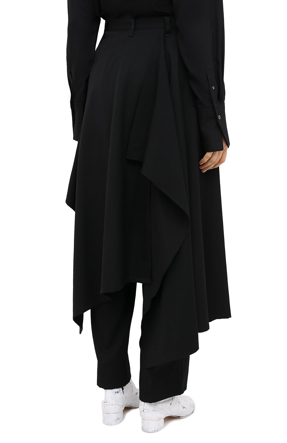 Шерстяные брюки YOHJI YAMAMOTO, арт. NR-P07-100, фото 4