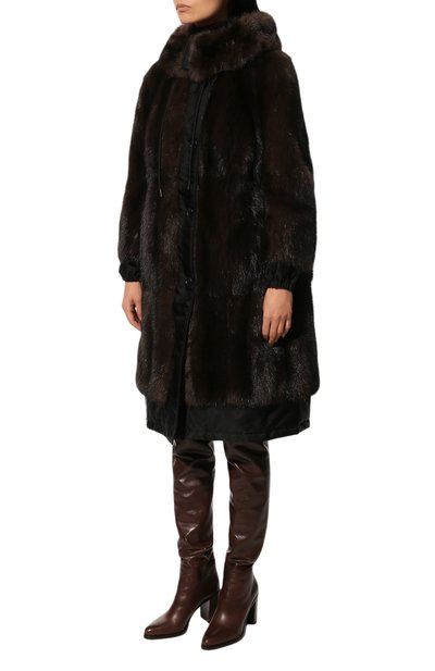 Шуба из меха соболя PRADA, арт. 166368-1Y46-F0192-211, фото 3