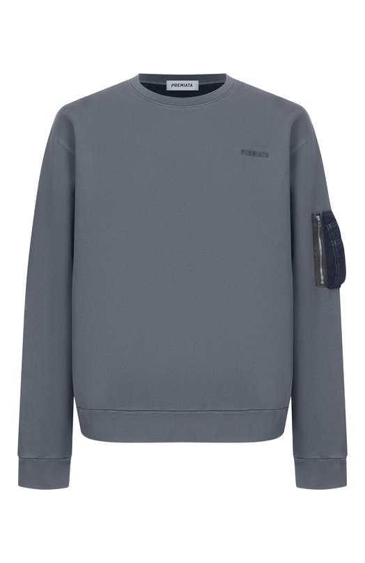 Хлопковый свитшот Premiata PA1054F0 Серый PA1054F0