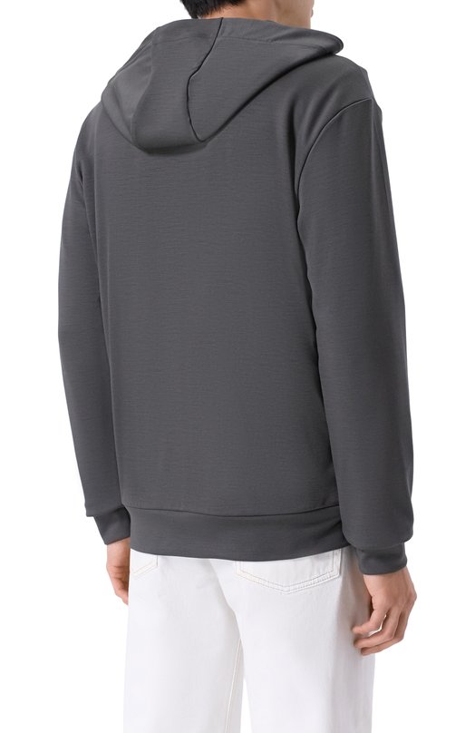 Шерстяная толстовка Marco Pescarolo MIKE/53Y19 Серый  MIKE/53Y19 Фото 4