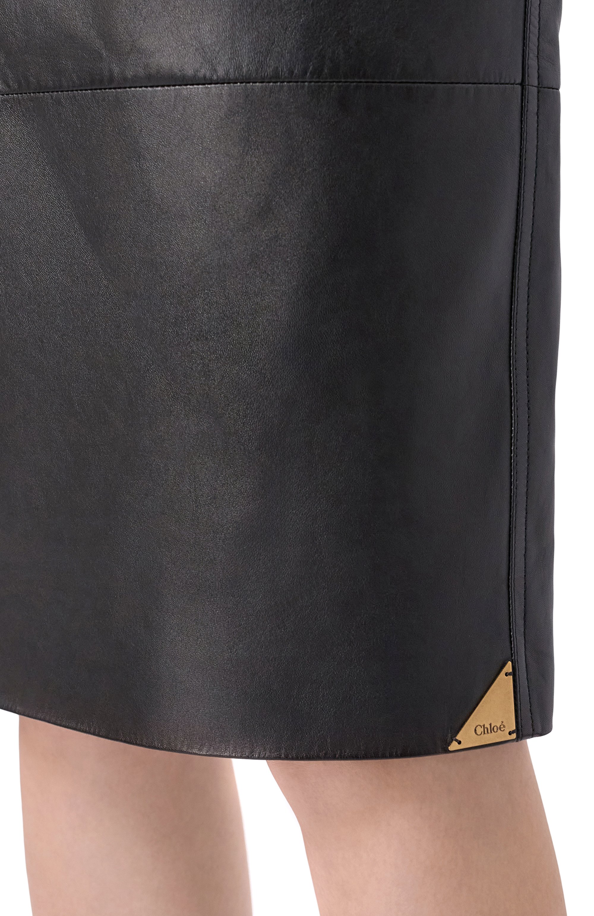Кожаная юбка CHLOÉ, арт. CH26SCJ26203, фото 5