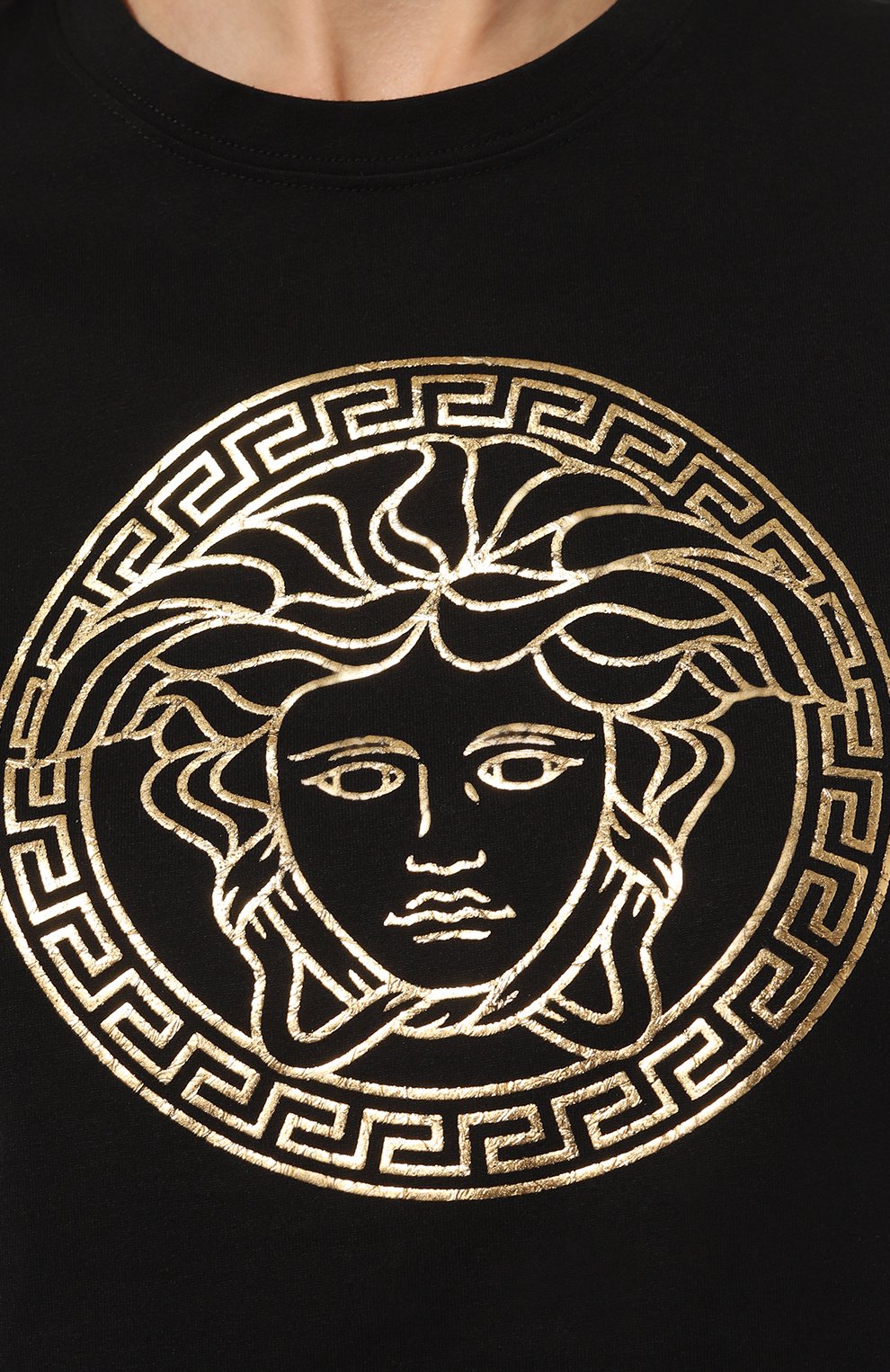Хлопковая футболка VERSACE, арт. 1014271/1A10145, фото 5