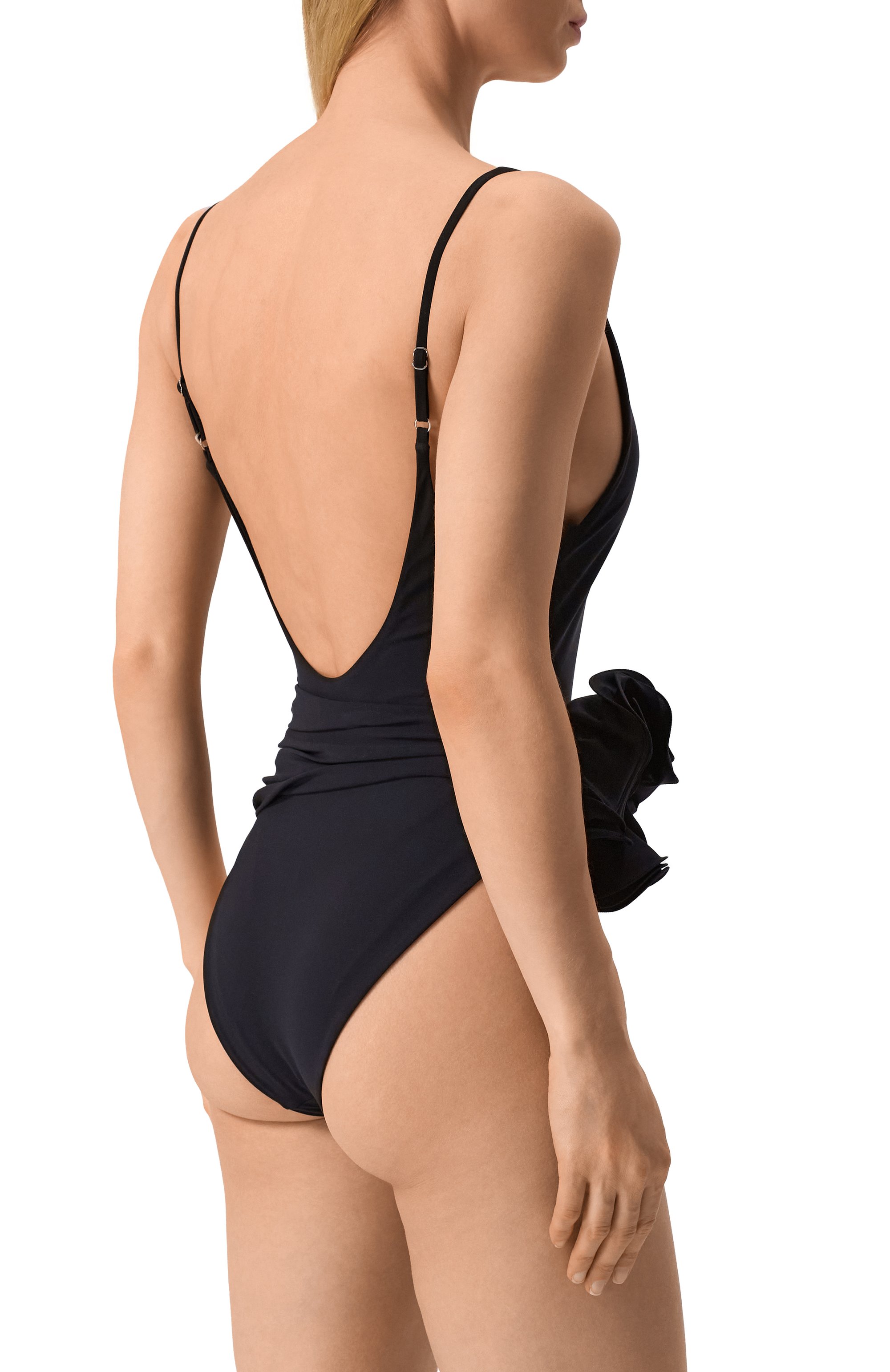 Слитный купальник MAGDA BUTRYM черного цвета по цене 78950 руб., арт. 607425, фото 3 Слитный купальник MAGDA BUTRYM, арт. 607425, фото 3