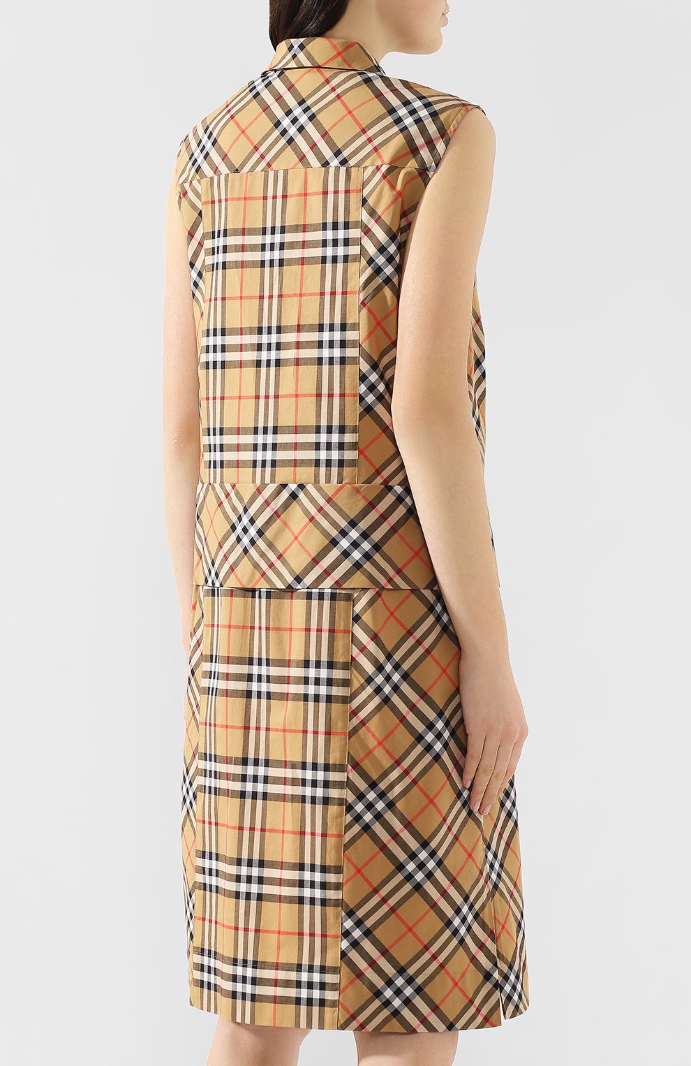 Хлопковое платье BURBERRY, арт. 8004561, фото 4