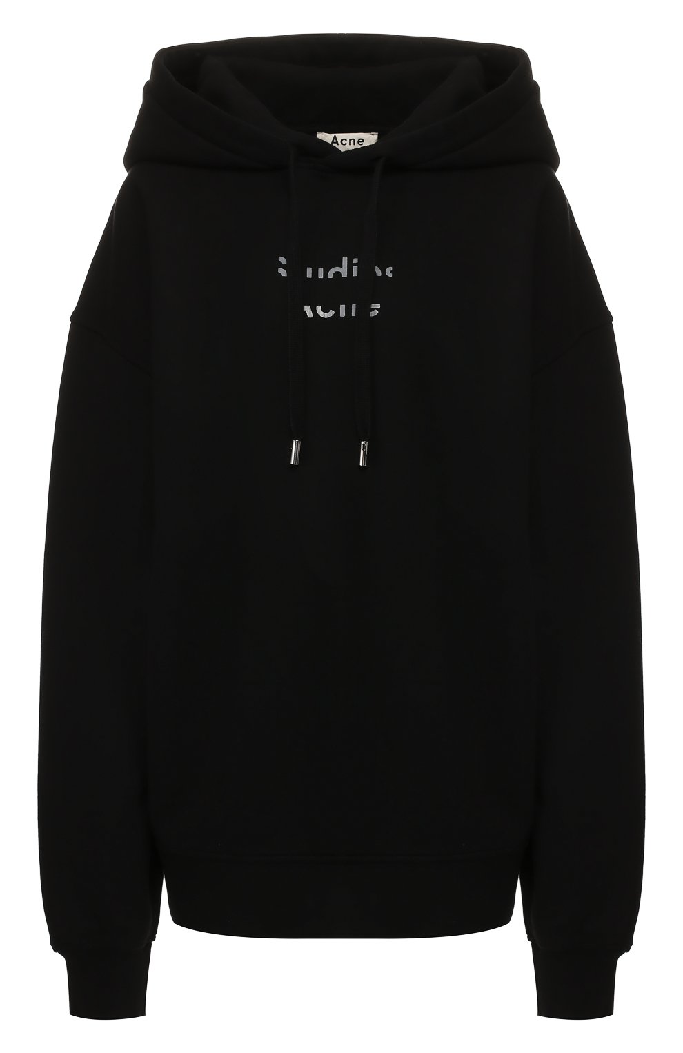 Хлопковое худи ACNE STUDIOS черного цвета по цене 25250 руб., арт. AI0037, фото 1 Хлопковое худи ACNE STUDIOS, арт. AI0037, фото 1