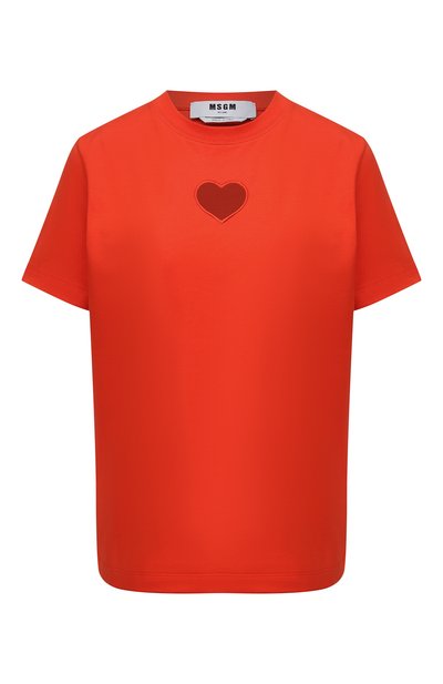 Женская хлопковая футболка MSGM, арт. 3241MDM106 227298