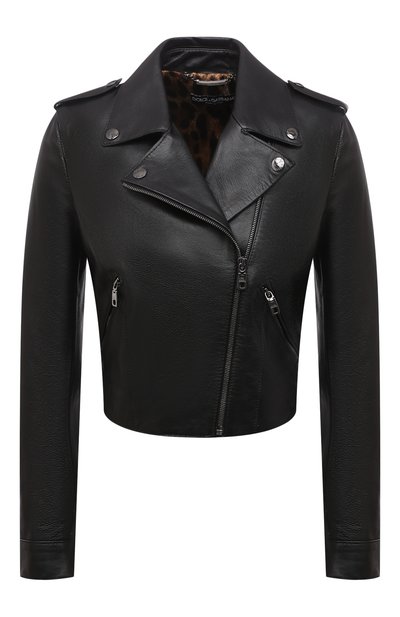 Женская кожаная куртка DOLCE & GABBANA, арт. F9M11L/HUL0J