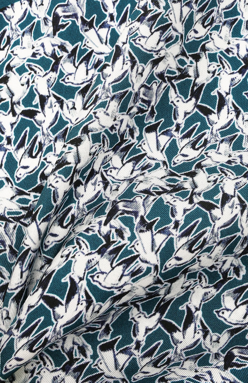 Шелковый платок ETON бирюзового цвета по цене 5570 руб., арт. A000 33117, фото 2 Шелковый платок ETON, арт. A000 33117, фото 2