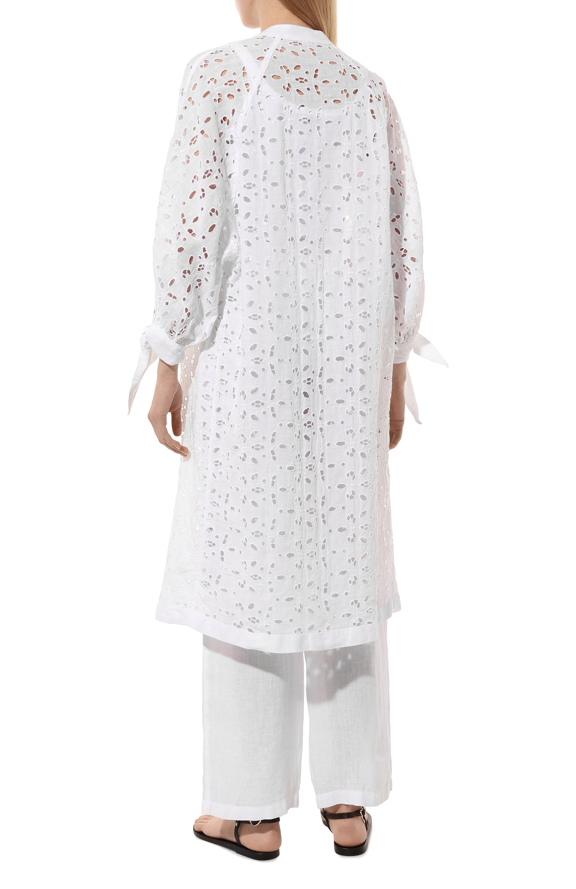 Льняная туника 120% LINO, арт. 32ALIW4PIT/000G335, фото 4