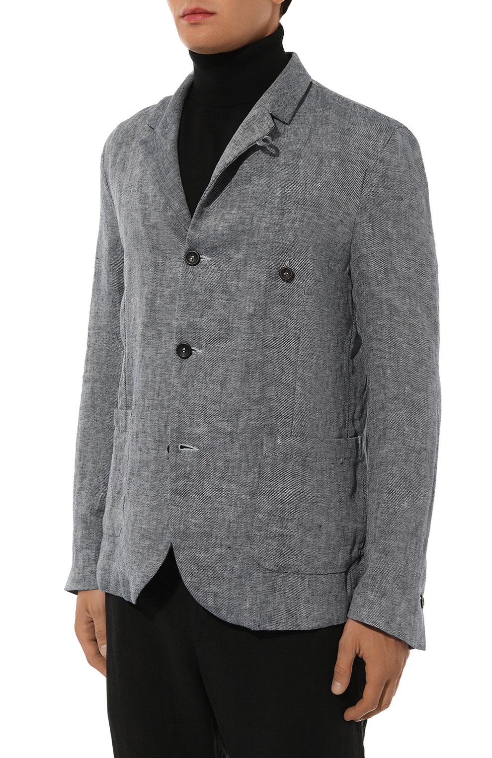 Льняной пиджак HANNES ROETHER, арт. J0P32PE.6048, фото 4