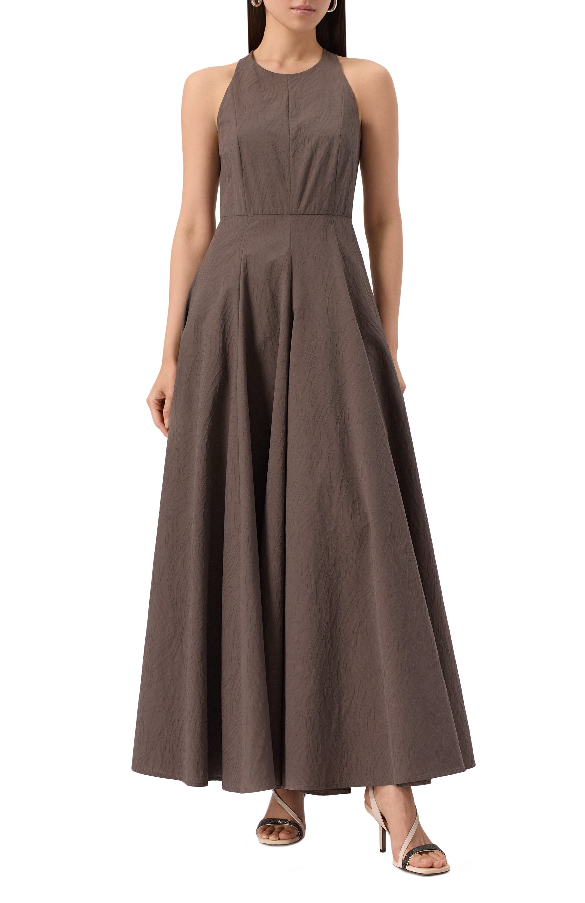 Хлопковое платье BRUNELLO CUCINELLI, арт. MQ994A5343, фото 3