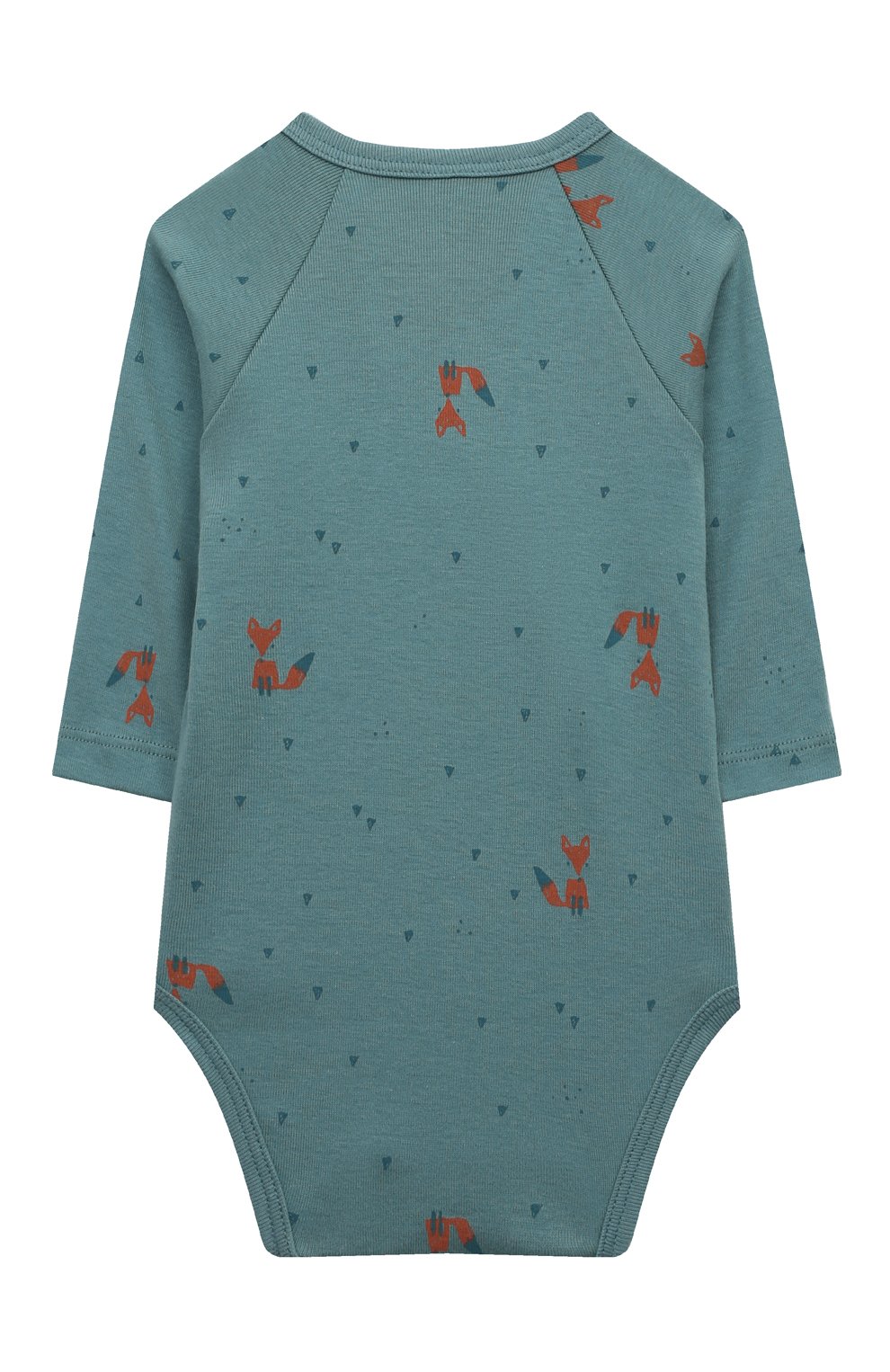 Хлопковое боди SANETTA зеленого цвета по цене 2565 руб., арт. 324032, фото 2 Хлопковое боди SANETTA, арт. 324032, фото 2