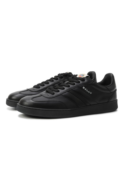 Кожаные кеды Retro Crest Bally MSK0F6/VT005 Чёрный MSK0F6/VT005