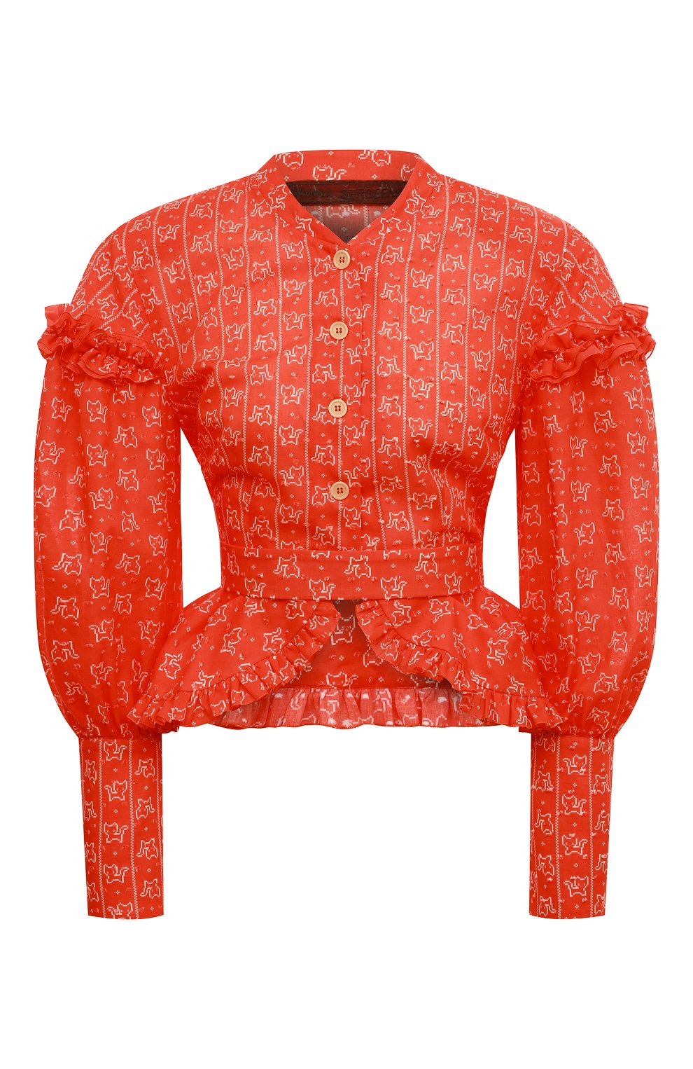 Хлопковая блузка ULYANA SERGEENKO, арт. CMA005SS22P  0305т22, фото 1