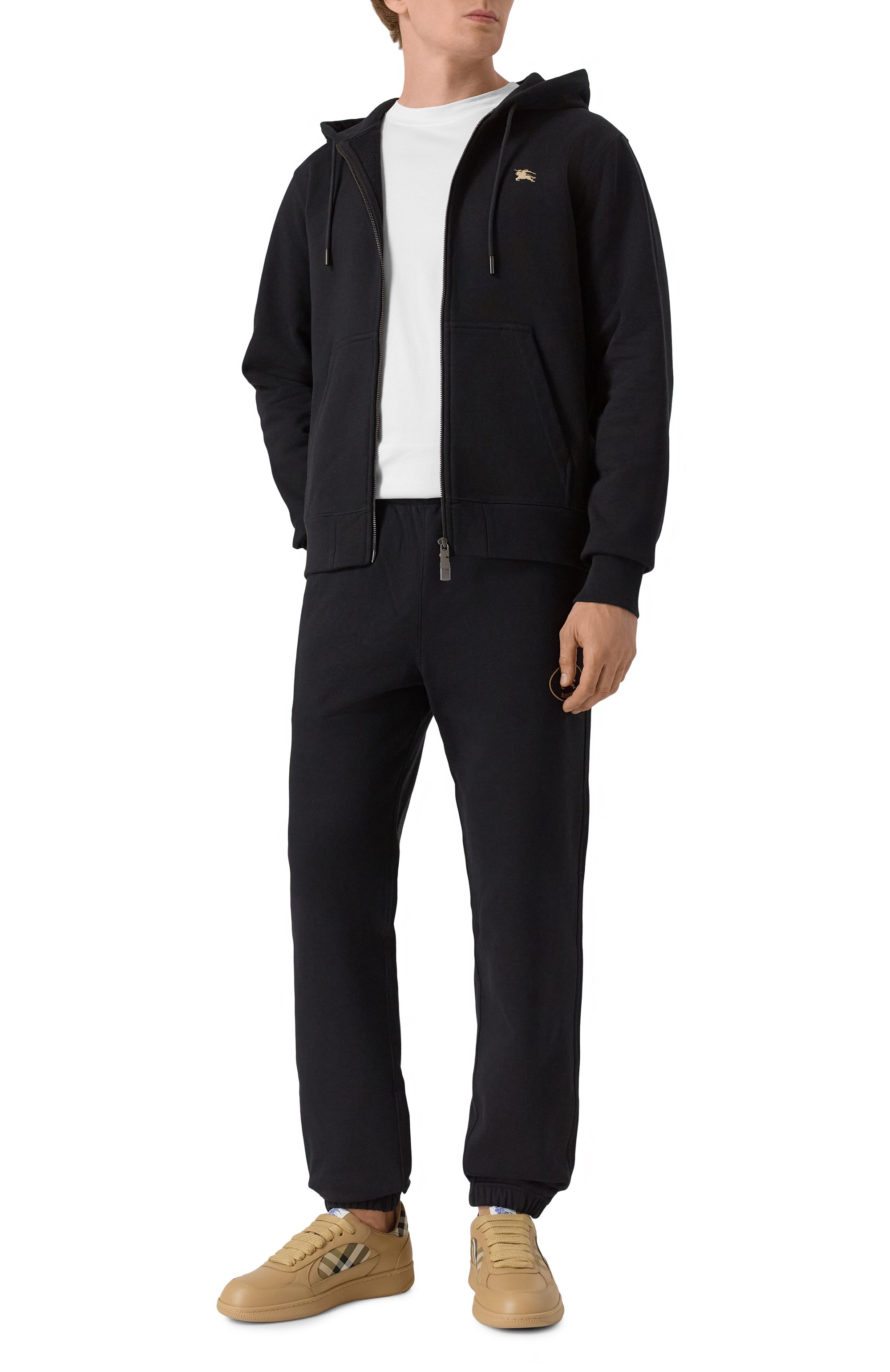 Хлопковая толстовка BURBERRY черного цвета по цене 92650 руб., арт. 8112808, фото 2 Хлопковая толстовка BURBERRY, арт. 8112808, фото 2