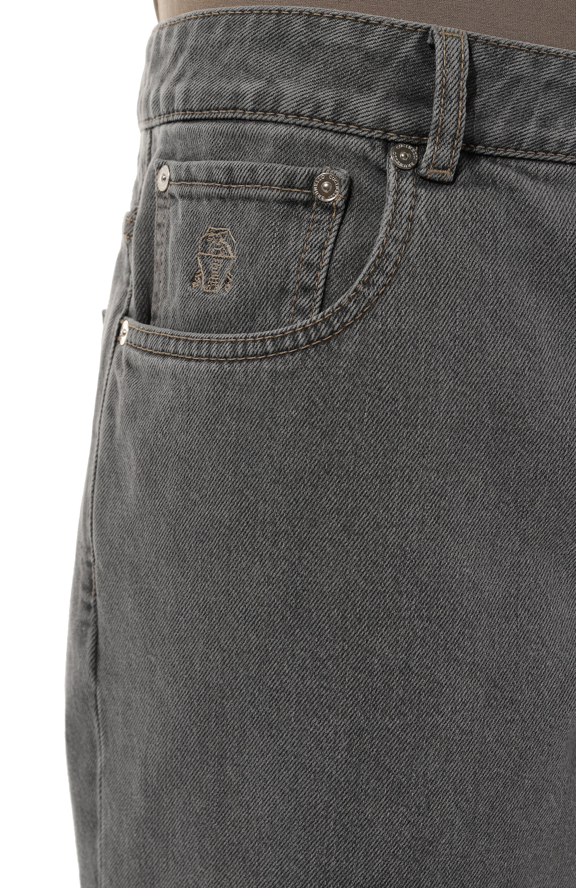 Джинсы straight fit BRUNELLO CUCINELLI, арт. M242PB2258, фото 5