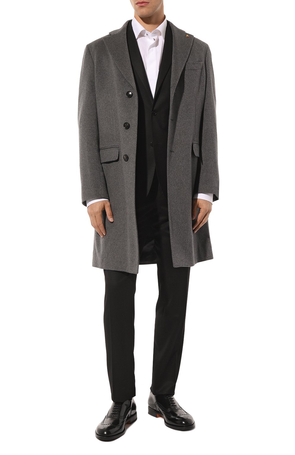 Кожаные оксфорды conor SANTONI, арт. MCCG18536JG1BP0HR84, фото 2