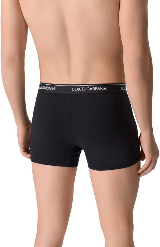Комплект из двух боксеров Dolce & Gabbana M9C07J/0NN95_001 Чёрный  M9C07J/0NN95_001 Фото 3