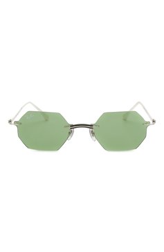 �Женские солнцезащитные очки RAY-BAN зеленого цвета, арт. 8061-003/2 | Фото 4 (Кросс-КТ: С/з-унисекс; Региональные ограничения белый список (Axapta Mercury): RU; Тип очков: С/з; Статус проверки: Проверена категория; Очки форма: Креативные, Прямоугольные; Оптика Гендер: оптика-унисекс)