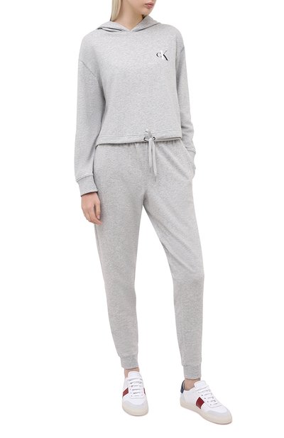 Худи CALVIN KLEIN серого цвета по цене 7995 руб., арт. QS6427E, фото 2 Худи CALVIN KLEIN, арт. QS6427E, фото 2