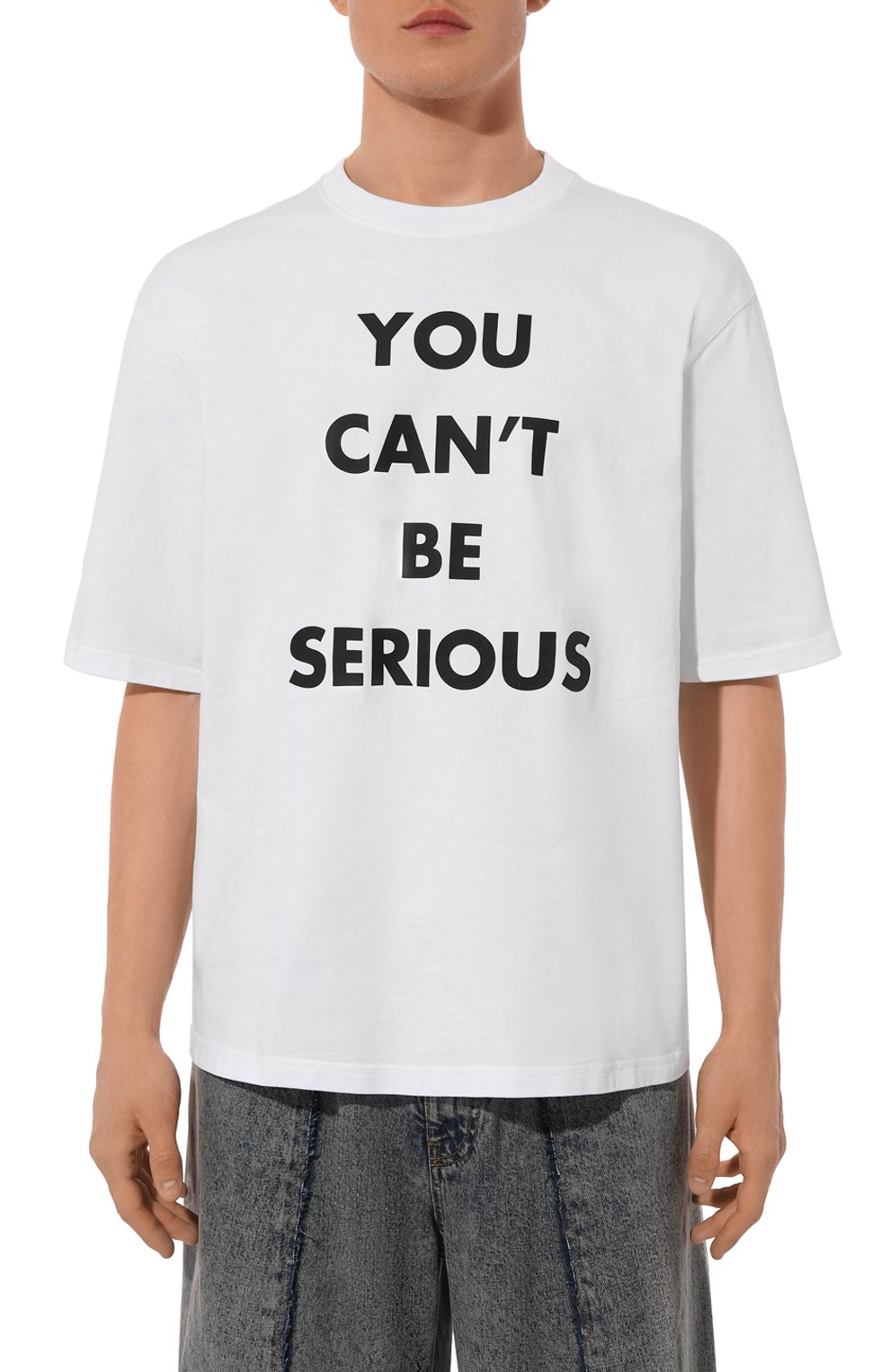 Хлопковая футболка MOSCHINO, арт. A0703/5244, фото 3