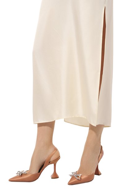Текстильные туфли rosie sling 95 AMINA MUADDI, арт. R0SIE SLING 95/SATIN, фото 3