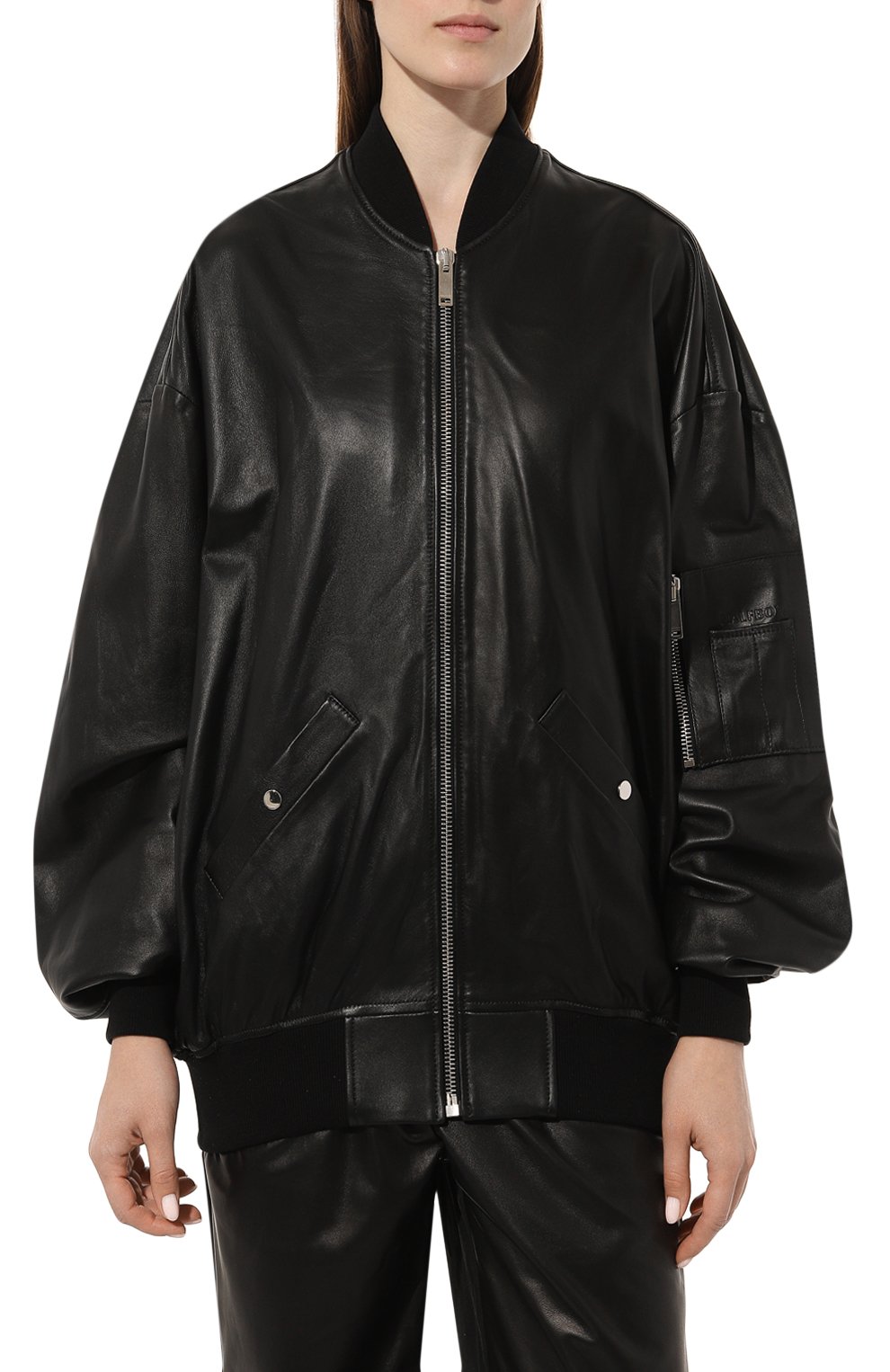 Кожаный бомбер HALFBOY, арт. H06WJBB0402, фото 3