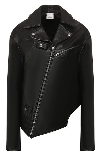Женская кожаная куртка VETEMENTS, арт. SS20JA102 2404/W/BLACK