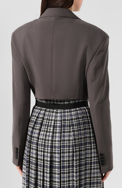 Жакет ACNE STUDIOS темно-серого цвета по цене 97050 руб., арт. AH0056, фото 4 Жакет ACNE STUDIOS, арт. AH0056, фото 4