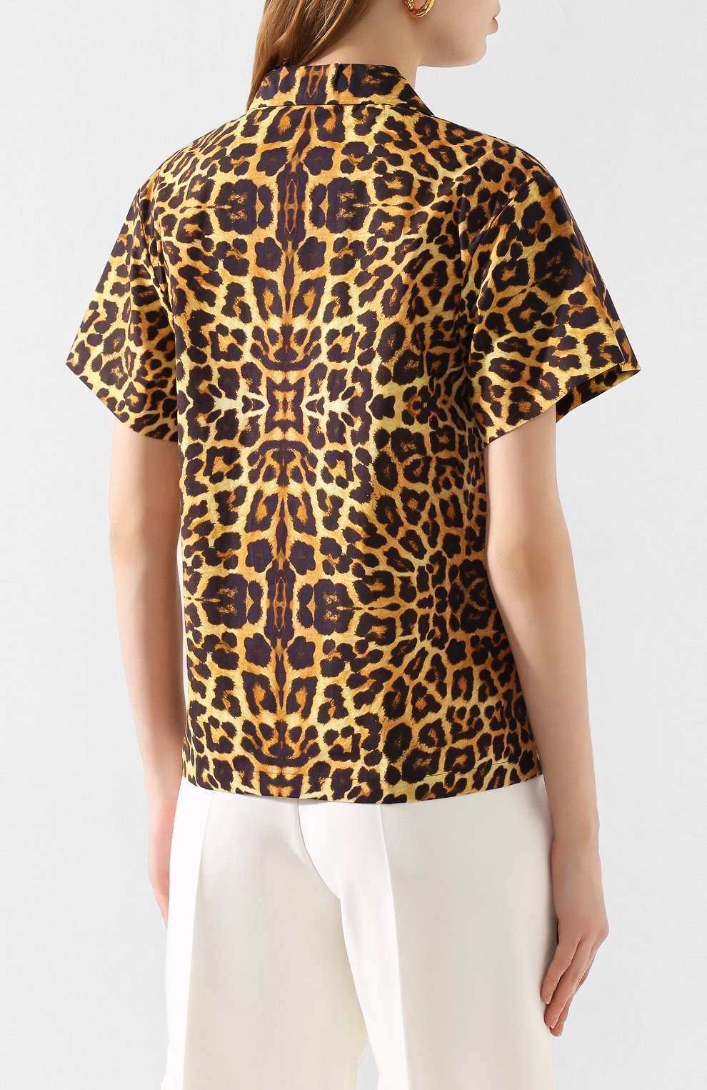 Хлопковая рубашка DRIES VAN NOTEN, арт. 201-10776-9006, фото 4
