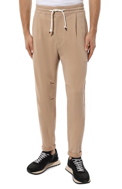 Хлопковые брюки BRUNELLO CUCINELLI, арт. MTU143353G, фото 3