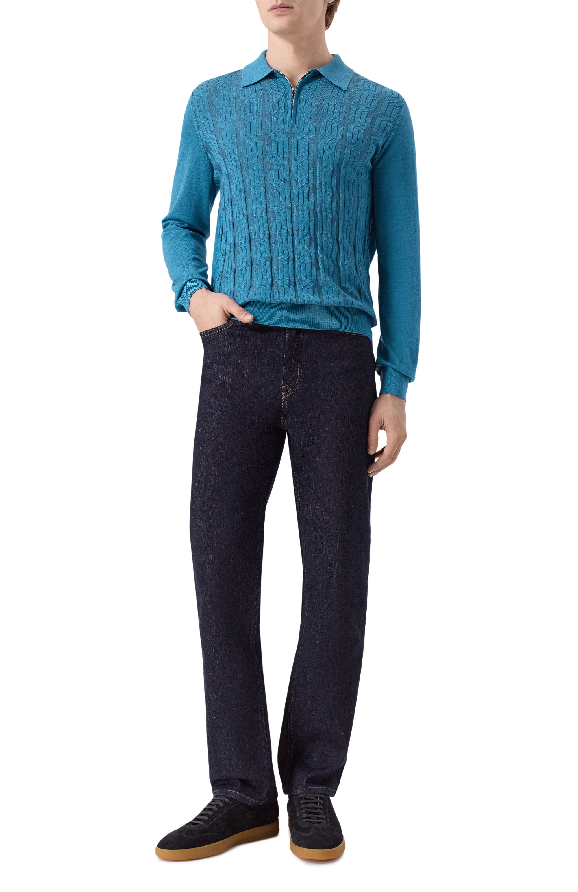 Поло из кашемира и шелка STEFANO RICCI, арт. K808096P30/F25374, фото 2