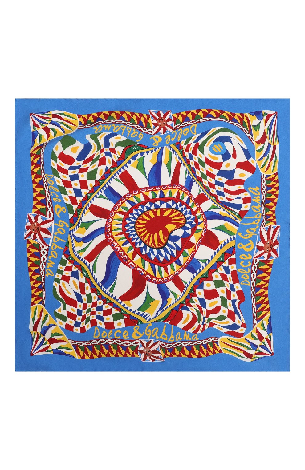 Шелковый платок DOLCE & GABBANA, арт. FN093R/GDBTQ, фото 5